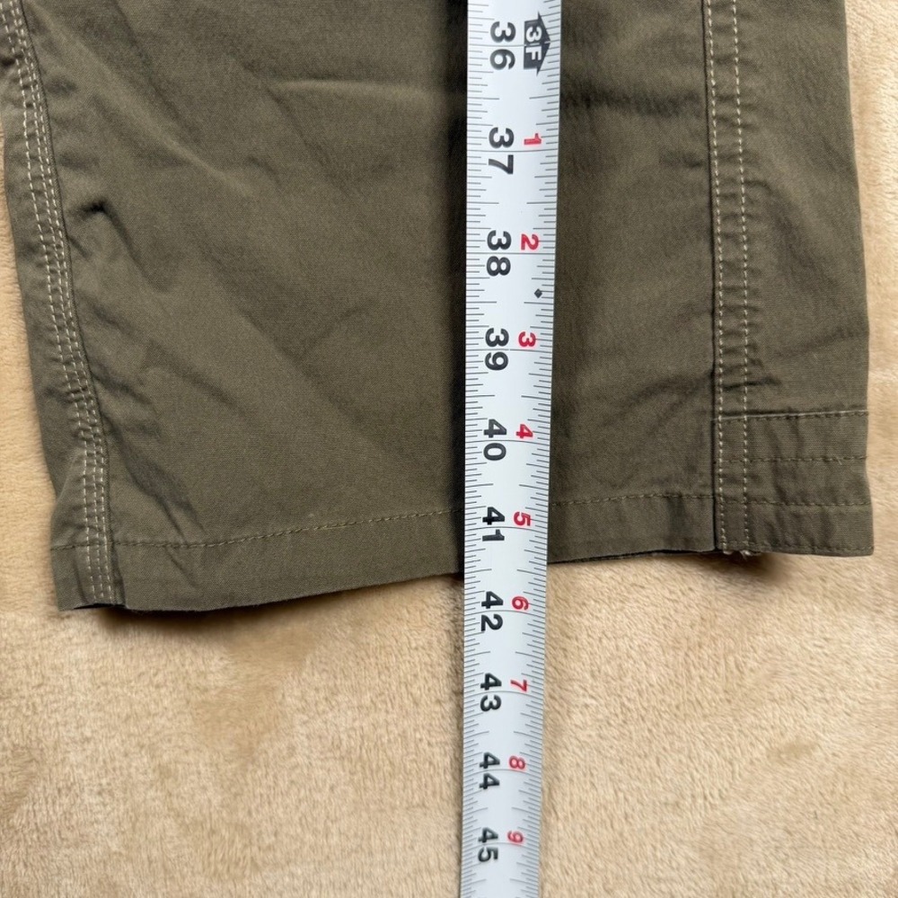 Kuhl Womens Cargo Pants Olive Green Roll Up Hiking Outdoor Utility Size 8R - Picture 11 of 11